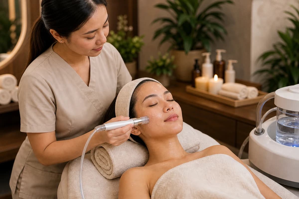 Aqua Facial service at Cradle Massage and Wellness Spa